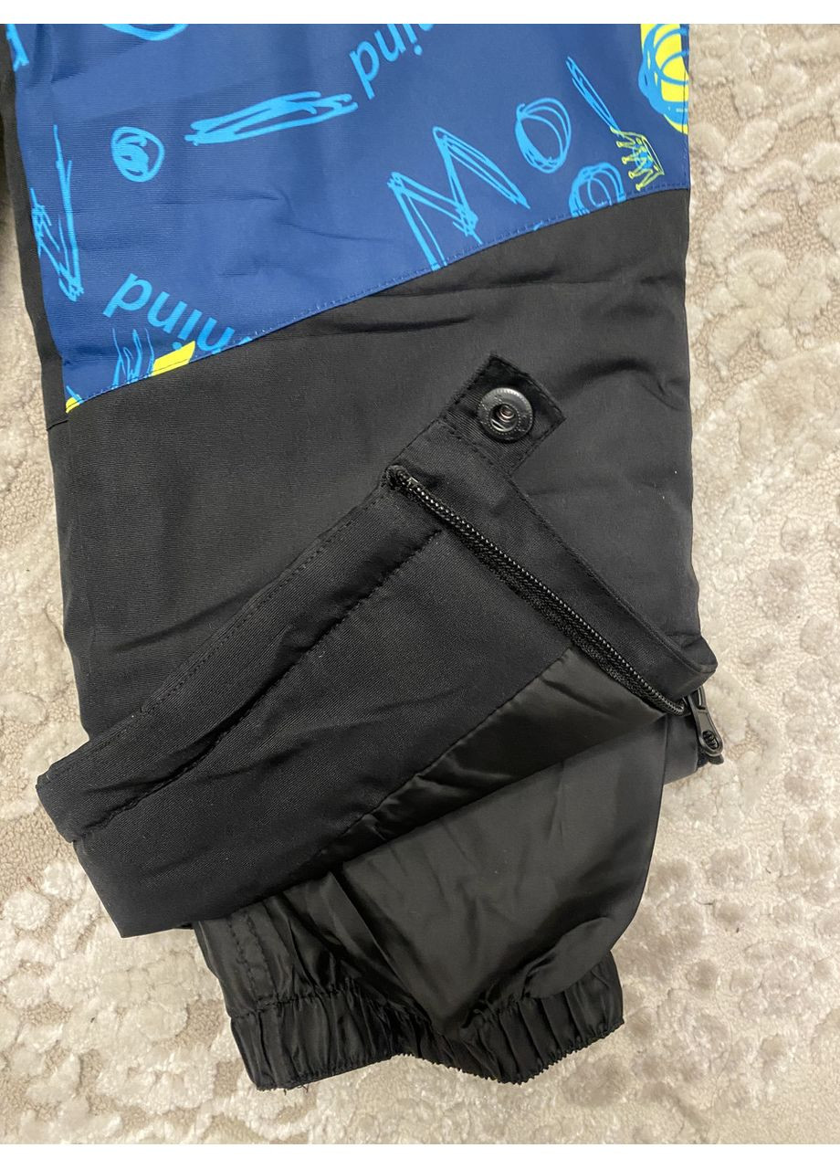 Дитячий зимовий мембранний суцільний термокомбінезон на дівчинку хлопчика 134-146 Dizumer No Brand (369735460)