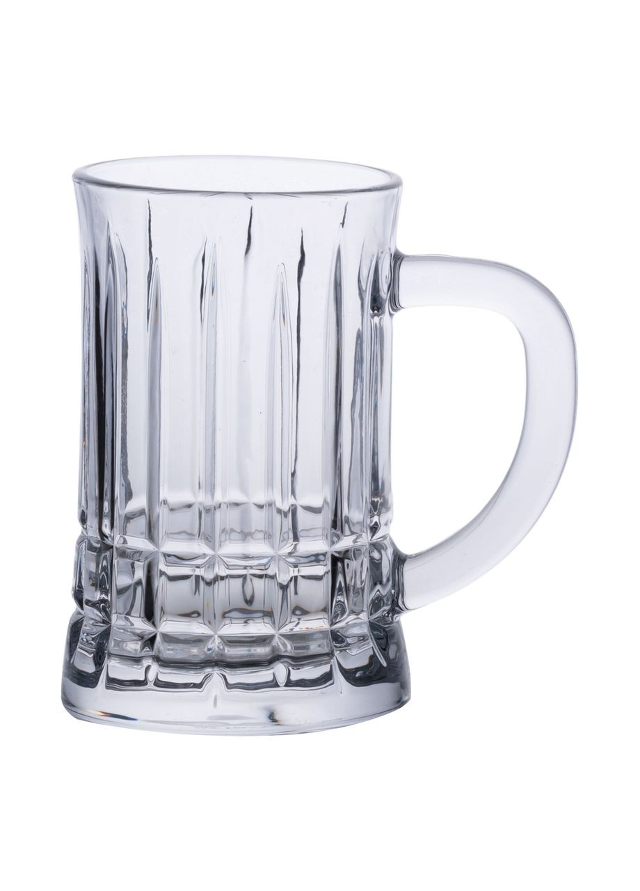Набор пивных кружек 2 штуки по 530 мл из толстого стекла, прозрачный Yiwu (348431111)