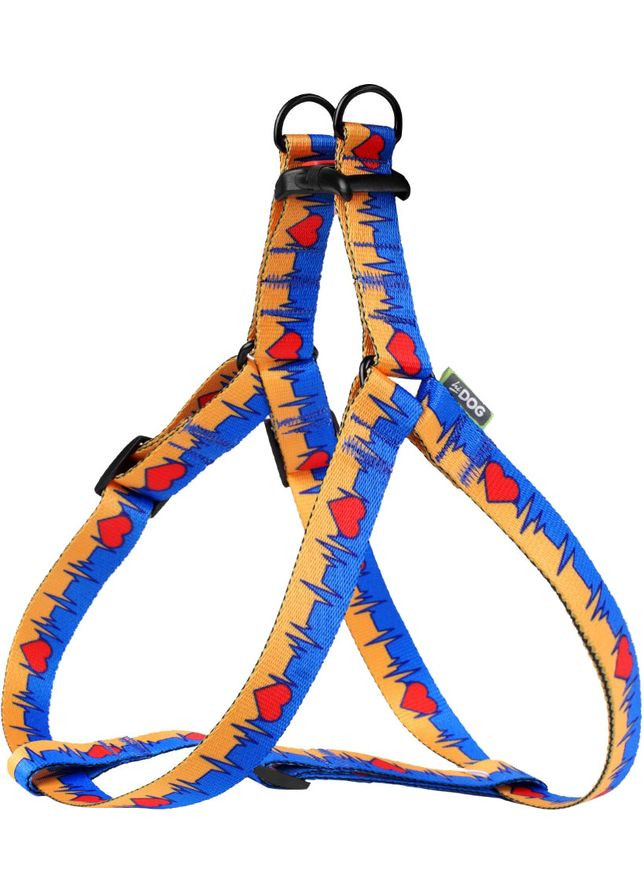 Шлея Жизнь обхват грудной клетки 45-64 см ширина 20 мм (2100103085015) Hi Dog (320760711)