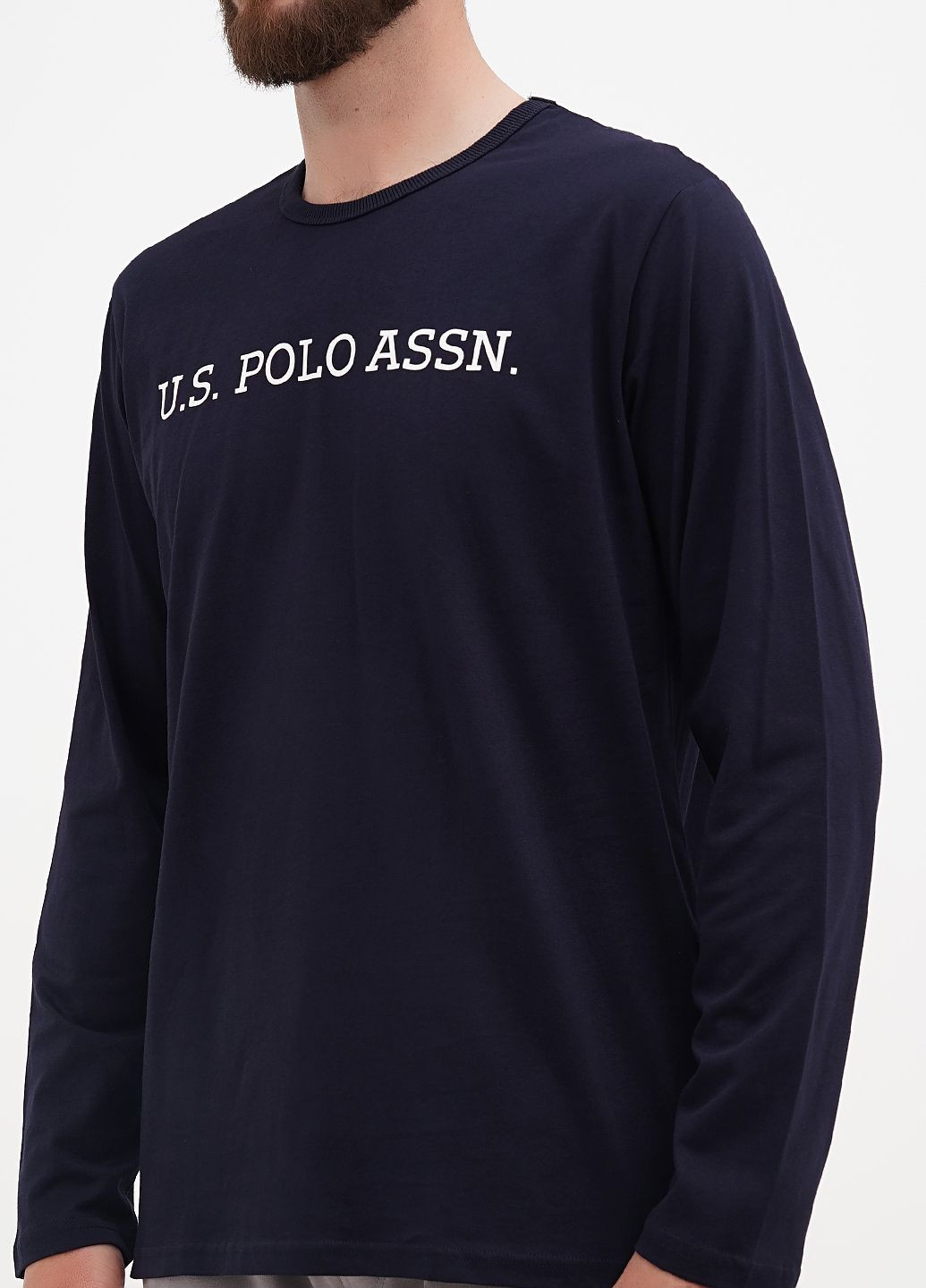 Темно-синяя футболка-футболка u.s. polo assn мужская для мужчин U.S. Polo Assn.
