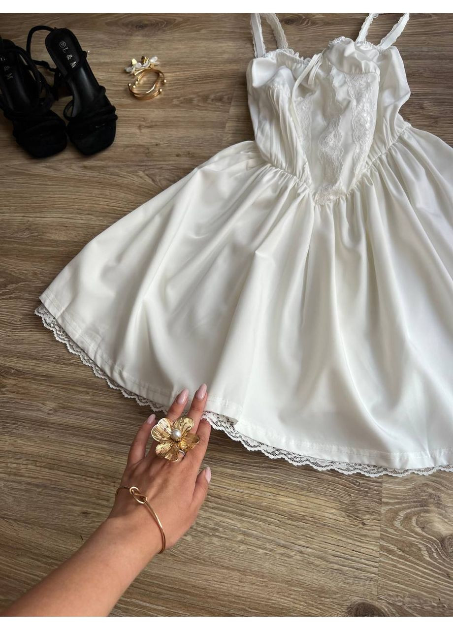 Молочна ніжна сукня😍💓 Luna