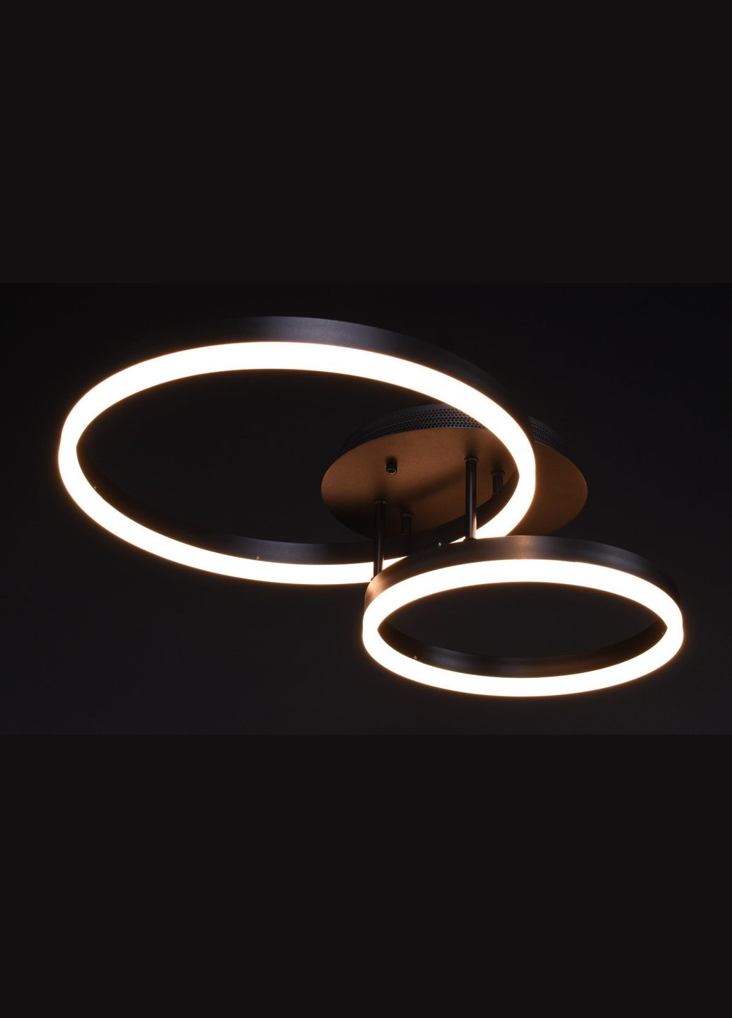 Люстра світлодіодна стельова LED світильник для квартири на стелю лед з пультом 27749 Чорний 10х40х62 см. Sunnysky (364752456)