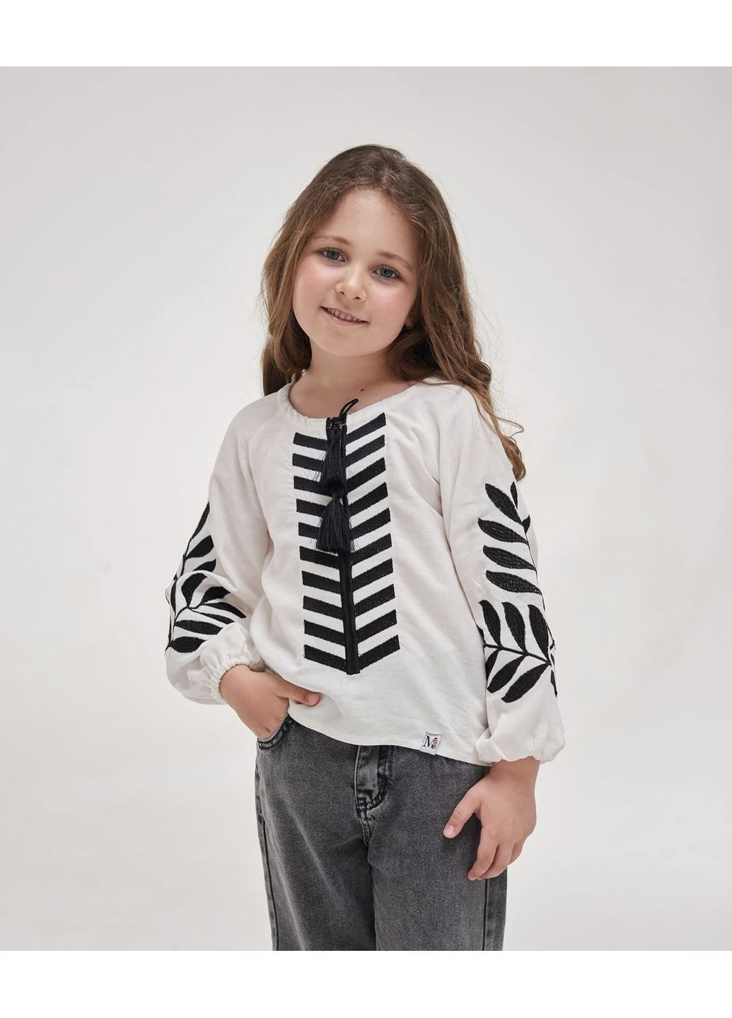 Белая рубашка MEREZHKA