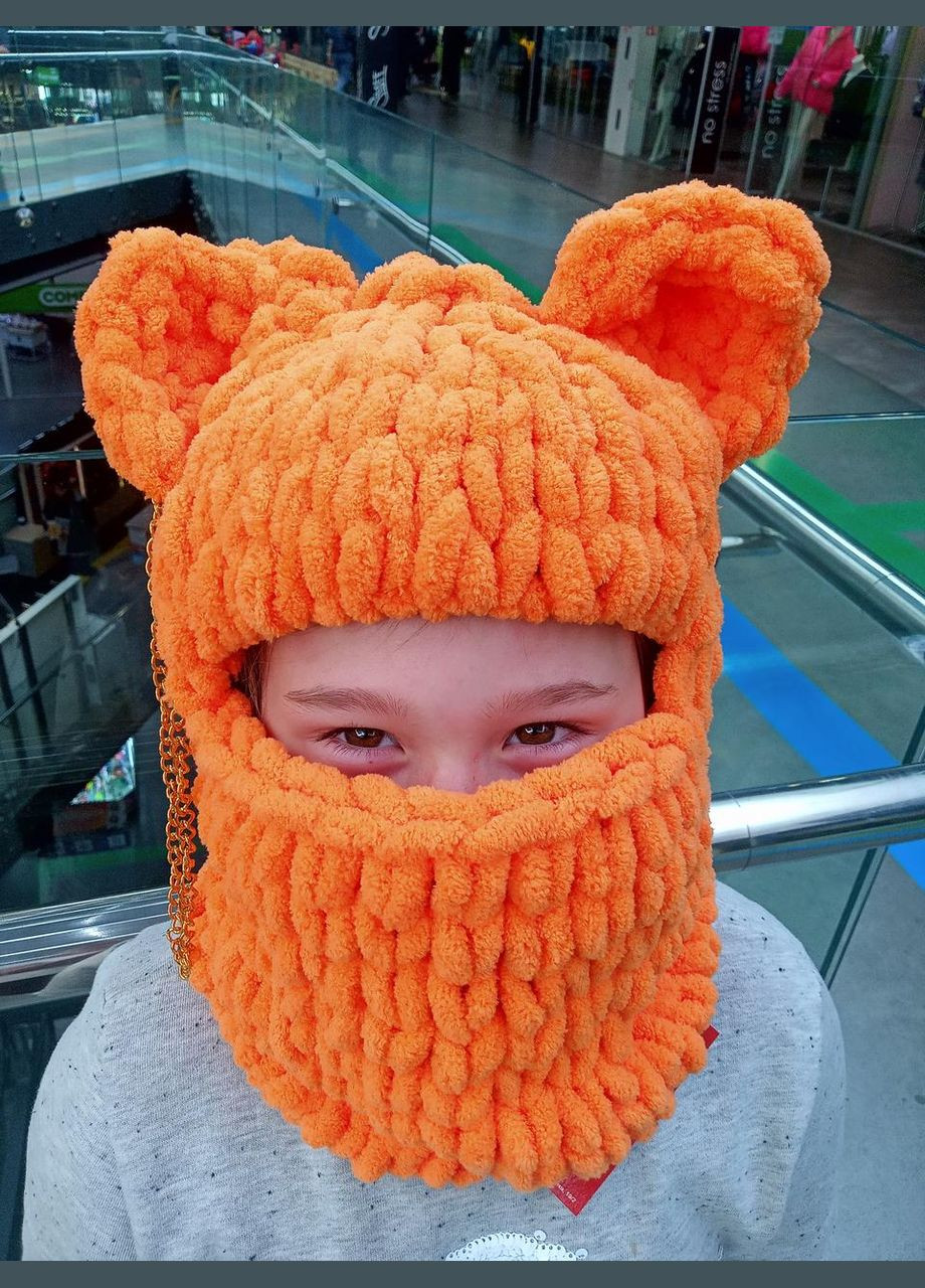 Шапка-балаклава помаранчевого кольору 2 Льва (358068418)