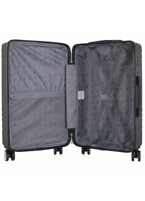 Чемодан 24" M 61л Black (DAS302975) Semi Line (350915924)