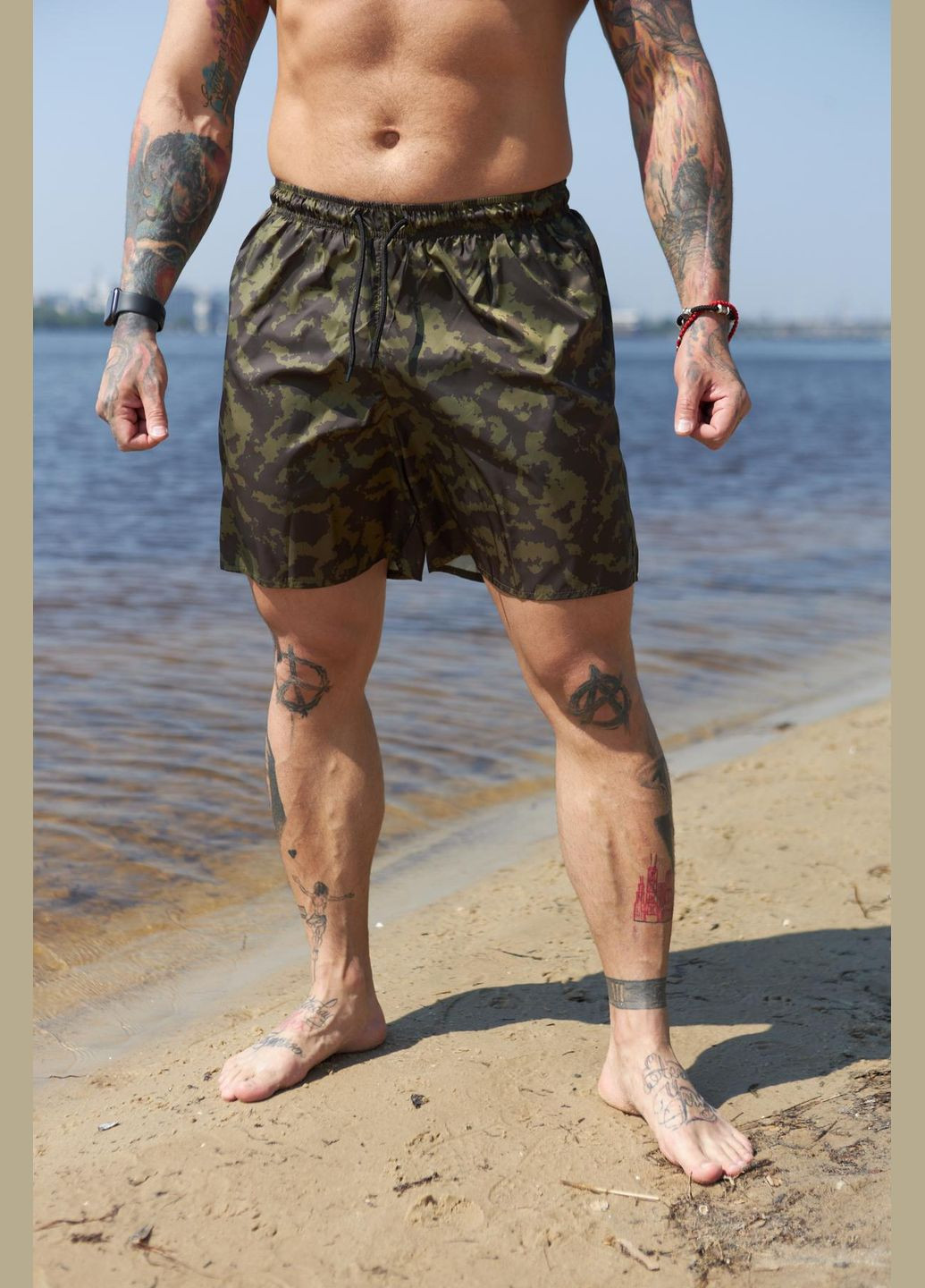 Шорти Пляжні Міцна Легка Тканина Високої Якості No Brand (330457636)