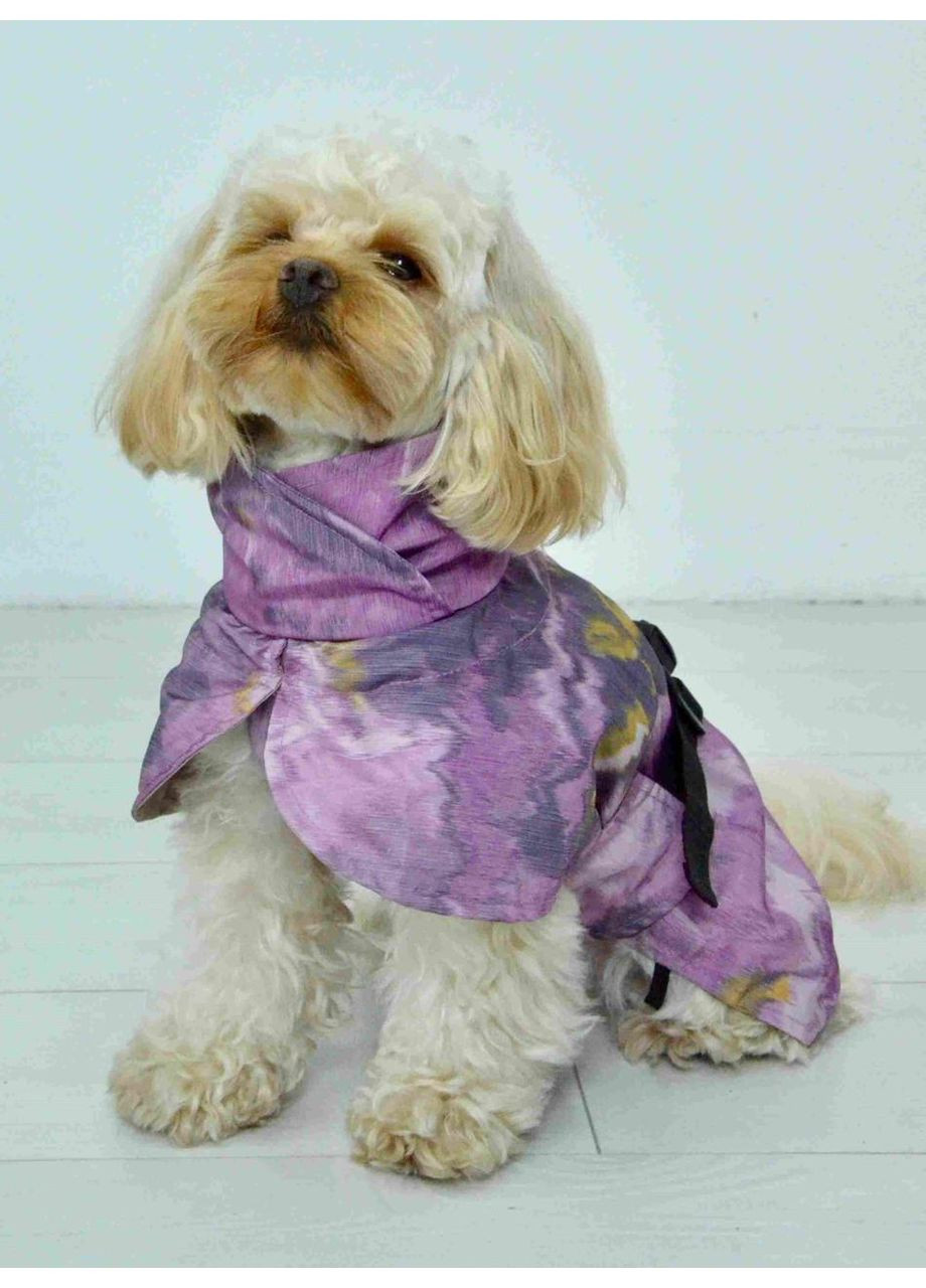 Дождевик плащ абстракция Фиолетовый M-117 Размер 7 Dogs Bomba (370275654)