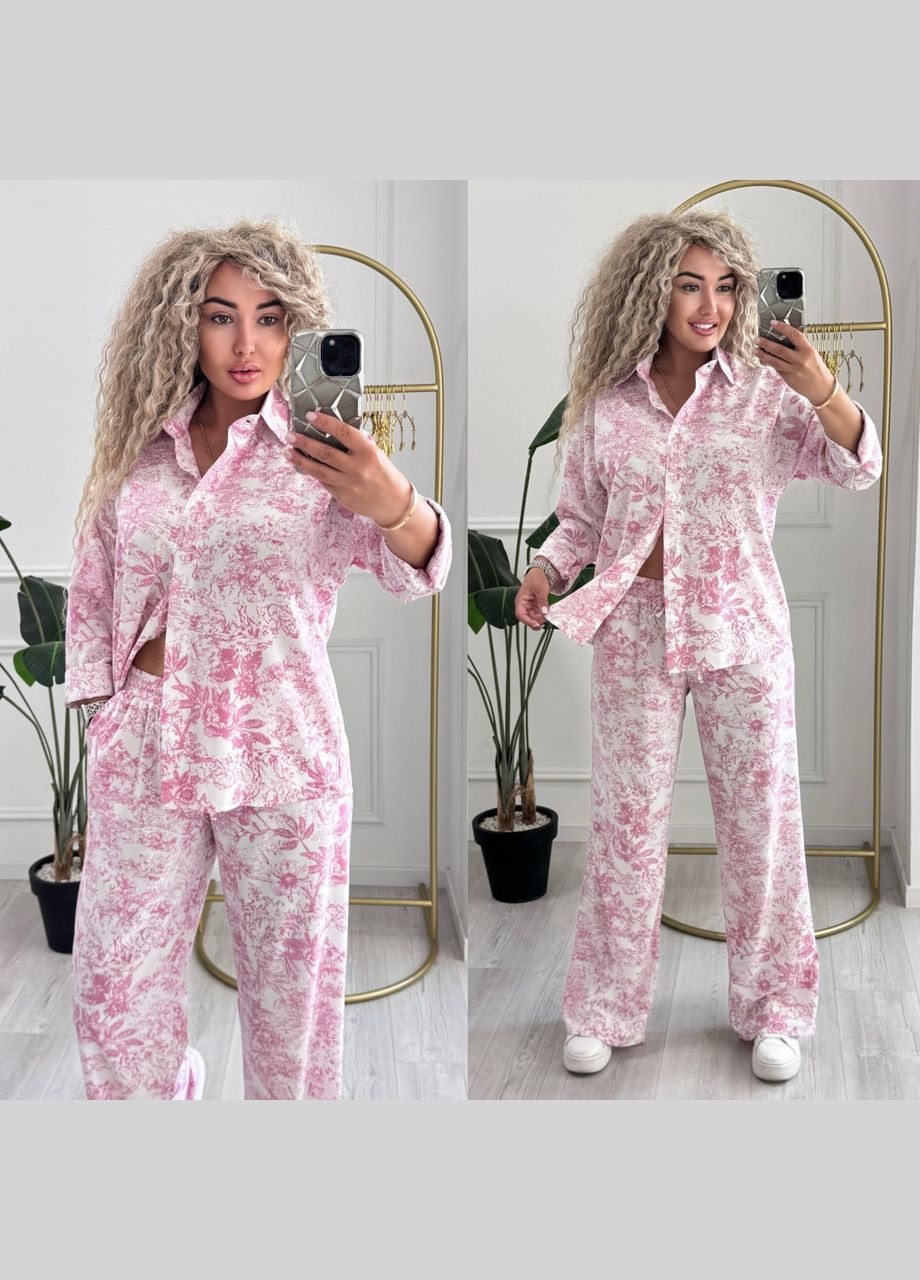 Жіночий костюм з квітковим принтом Style Point (341695299)