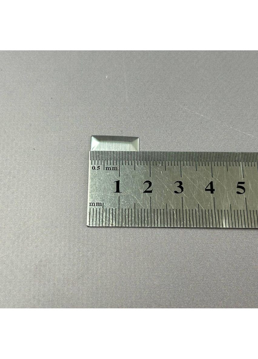 10г - Металострази термоклейові, прямокутник 6х16 мм - срібло Plus-plus (352749604)