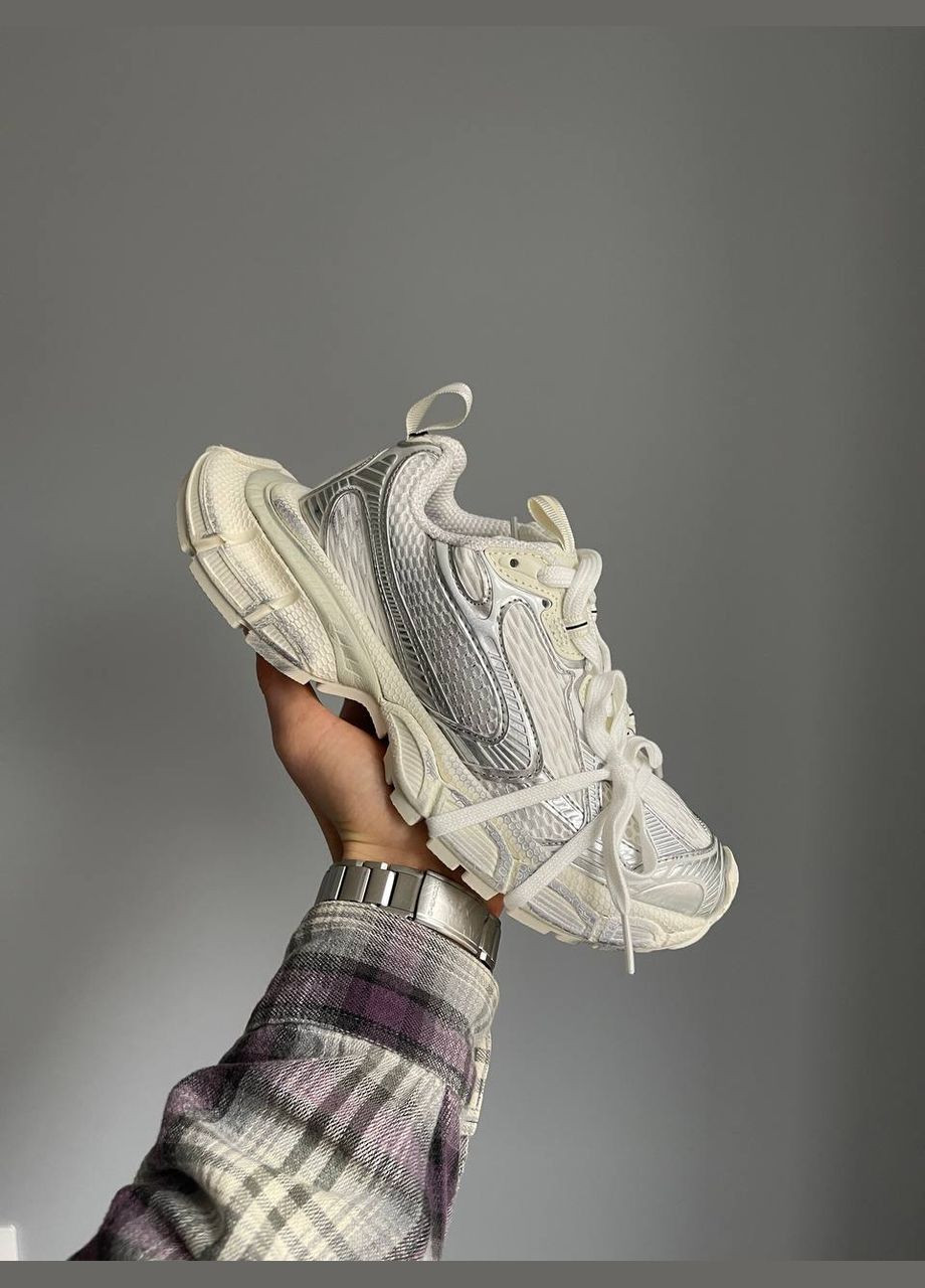 Жіночі кросівки Balenciaga White Silver No Brand 3XL білі демісезони (324559276)