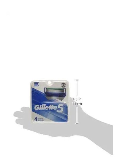 Змінні картриджі для гоління 5 (4 шт) Made in America Gillette (278773554)