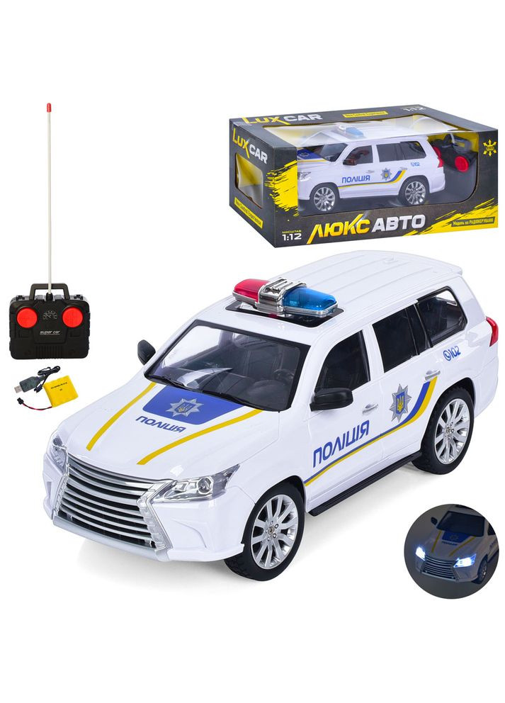 Машинка на радіокеруванні 1:12 Патрульна поліція із звуко-світловими ефектами (M5011) MFC (364112044)