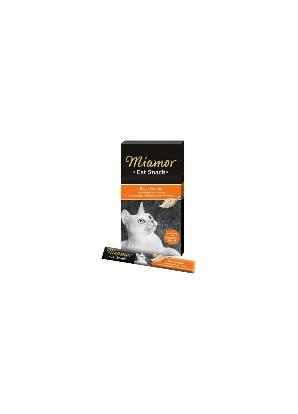 Cat Cream KaseCream Ласощі для кішок з кальцієм 15 г ЦІНА ЗА ШТ Miamor (266274737)