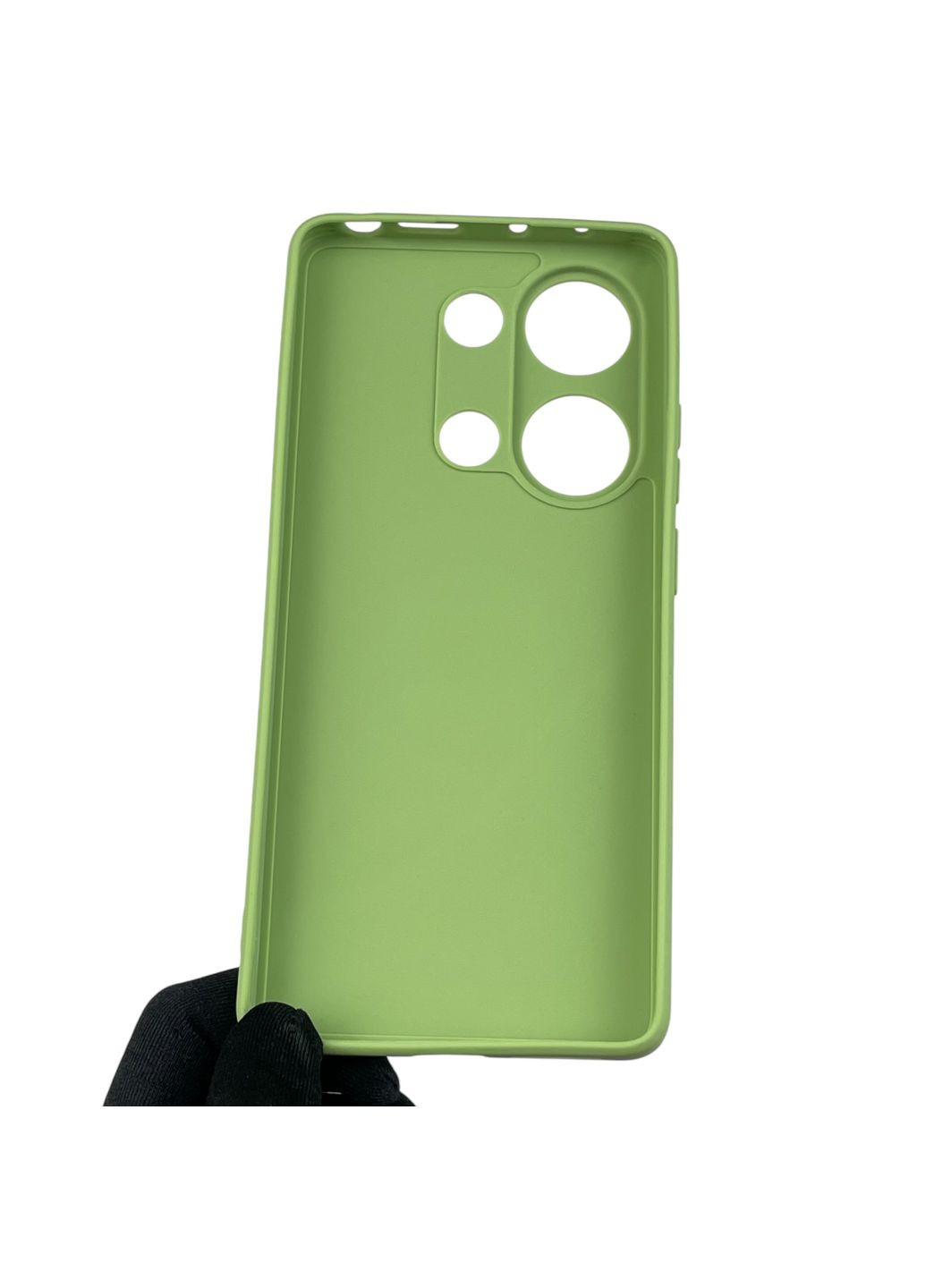 Чохол для POCO M6 Pro 4G з квадратними гранями із захистом камери на сяомі поко м6 про 4г фісташковий Xiaomi (366020645)