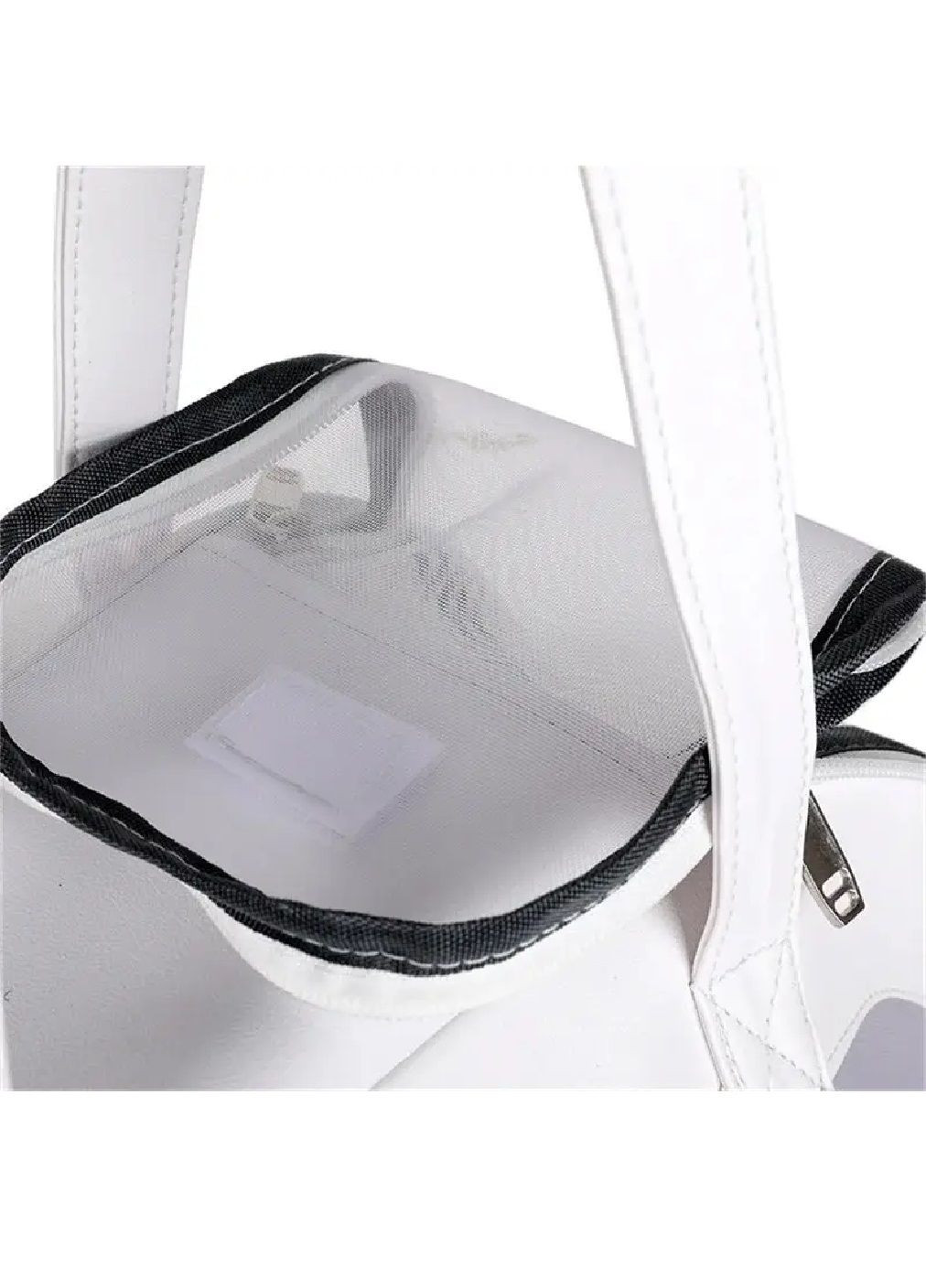 Сумка переноска для животных кошек собак с вентиляцией длинными ручками полупрозрачными стенками 43x23x28 см (477692-Prob) Белая Unbranded (299049800)