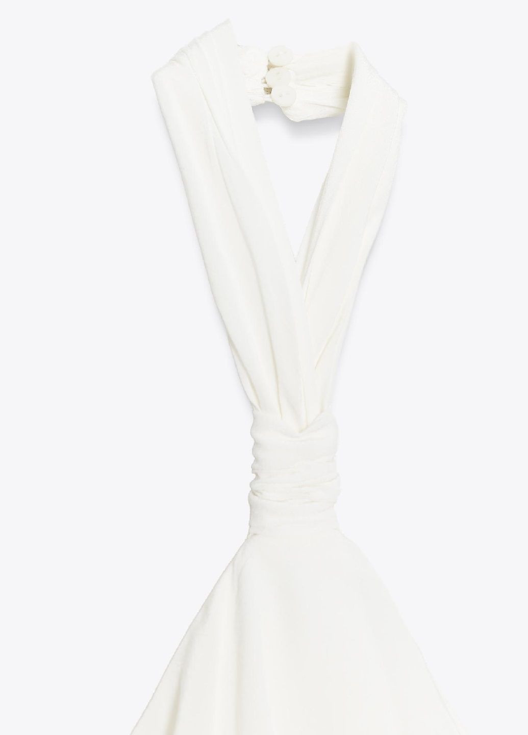 Молочна повсякденний сукня Zara однотонна