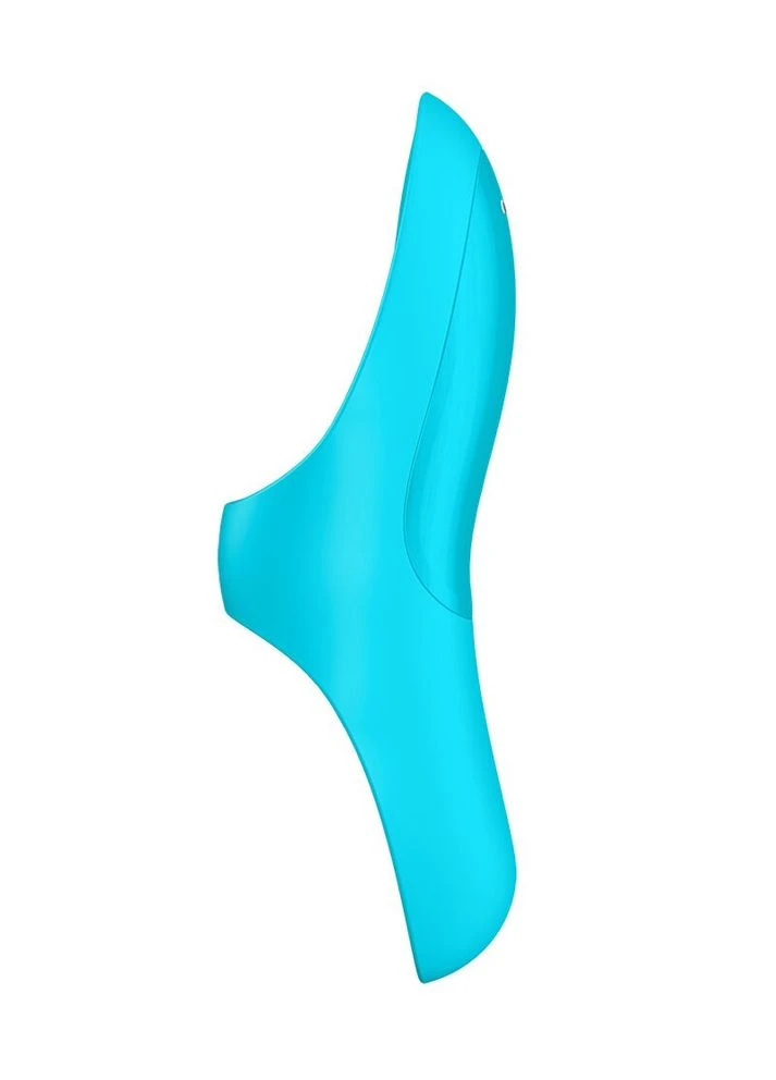 Вибратор на палец для клитора голубой Teaser Light Satisfyer (382842375)