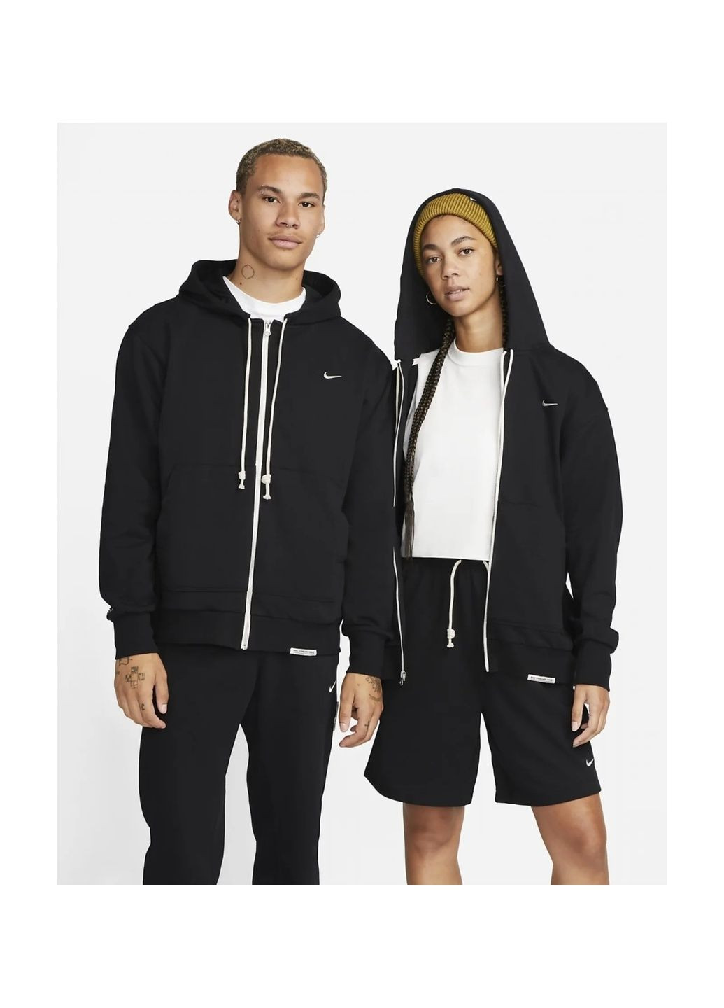 Женская толстовка Df Std Issue Fz Hoodie Black Dq5816-010 Nike (364662887)