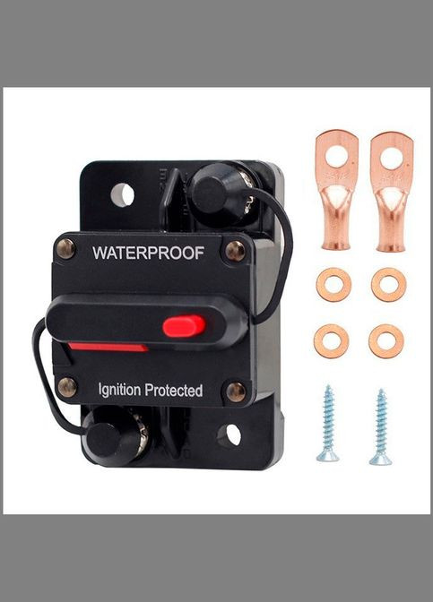 Автоматичний вимикач запобіжник однополюсний постійного струму 12-48V, GG-CB5 Waterproof 40A Voltronic (315435643)