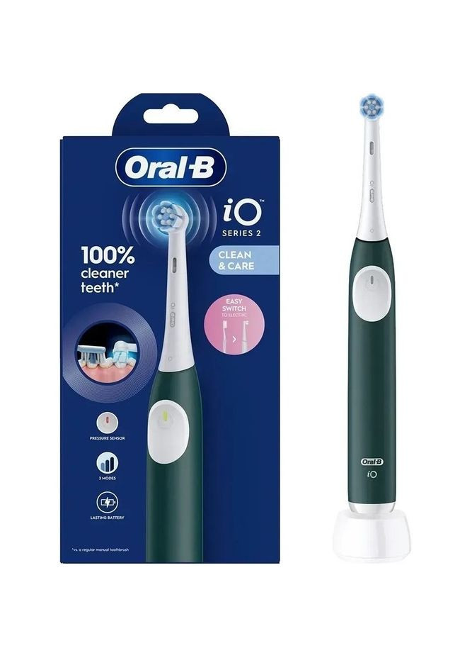 Зубная электрощетка Oral-B iO Series 2 iOS2.1C9.0 Green Braun (365756055)