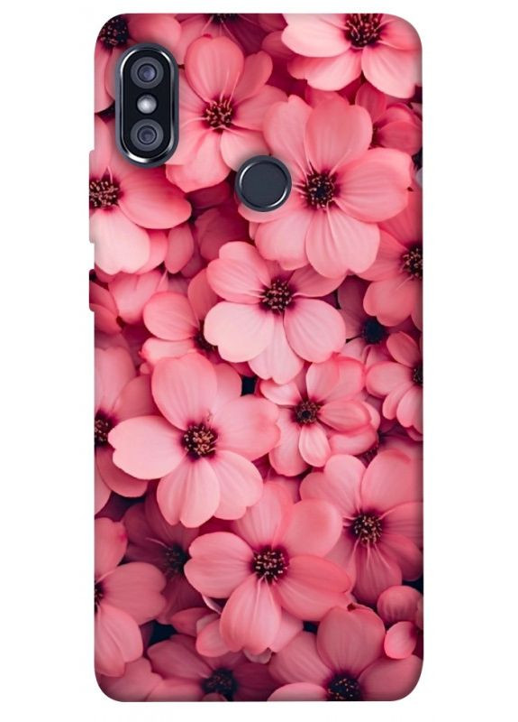 Чехол с принтом для Xiaomi Redmi Note 5 Pro, 5 (DC) для Сяоми, ксиоми редми ноте 5 об, ноте 5 Pink flowers No Brand (338610669)