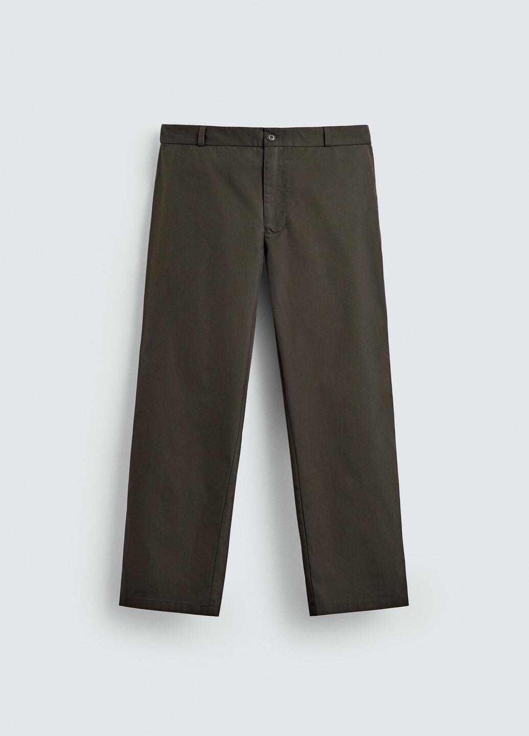 Коричневые повседневный демисезонные брюки Zara