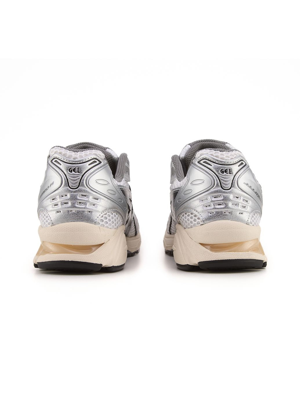 Чорні Осінні кросівки чоловічі asics gel-kayano 14 white silver black асікс гель каяно 14 No Brand