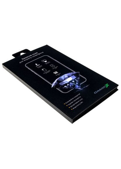 Скло захисне (AIP15PR9D) Grand-X Apple iPhone 15 Pro 9D black (366497053)