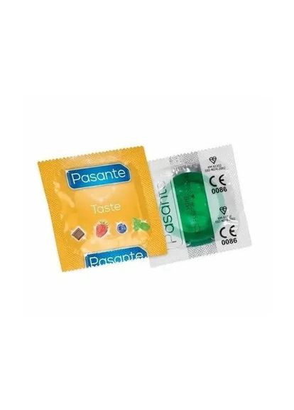 Оральні презервативи зі смаком м'яти Pasante mint, 10 шт. No Brand (282849338)