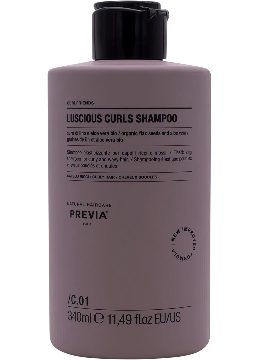 Шампунь для неперевершених локонів CurlFriends Luscious Curls Shampoo 340 мл Previa (354827878)