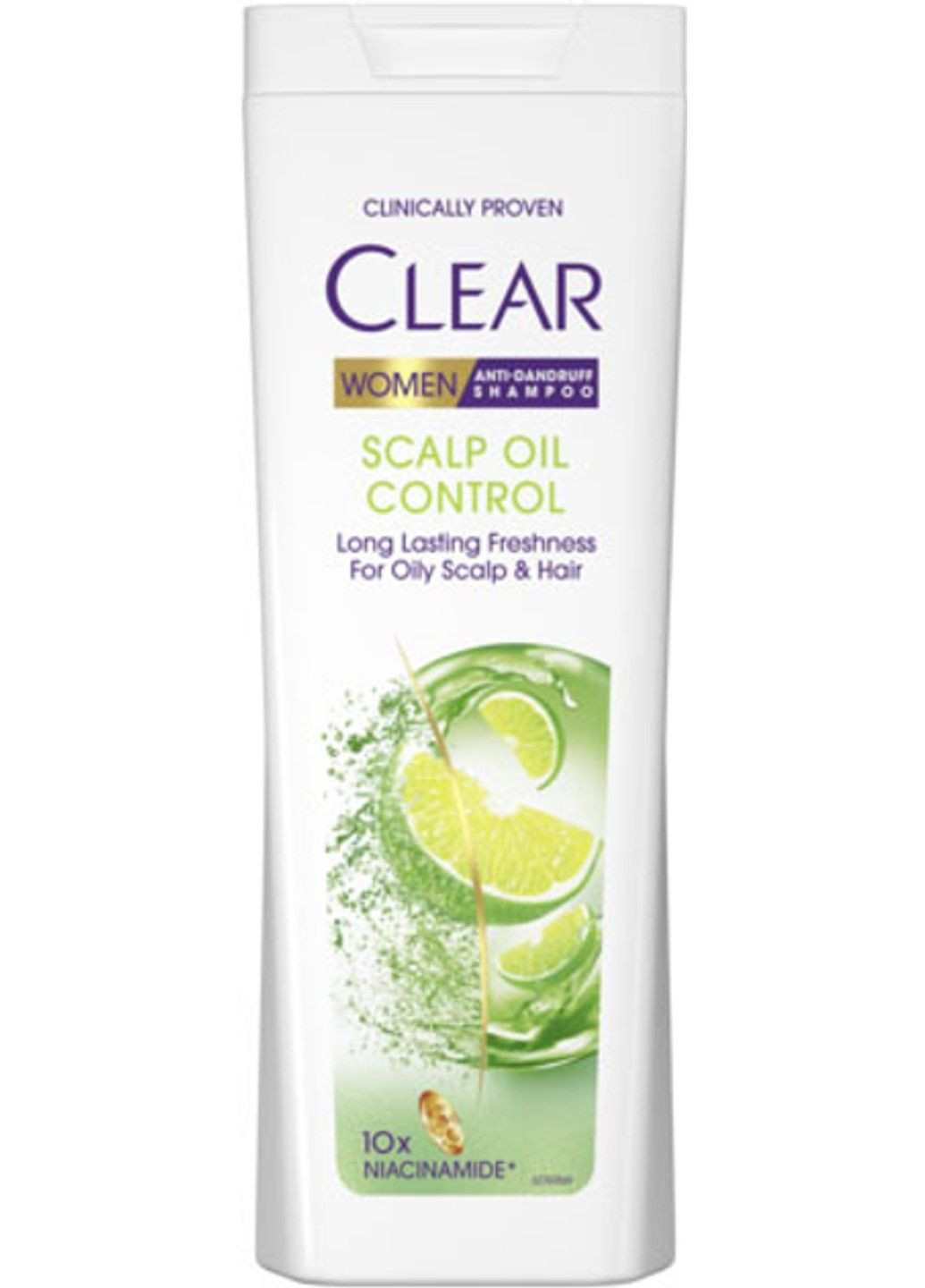 Шампунь проти лупи для жінок Баланс жирності шкіри голови 360 мл Clear (324625986)