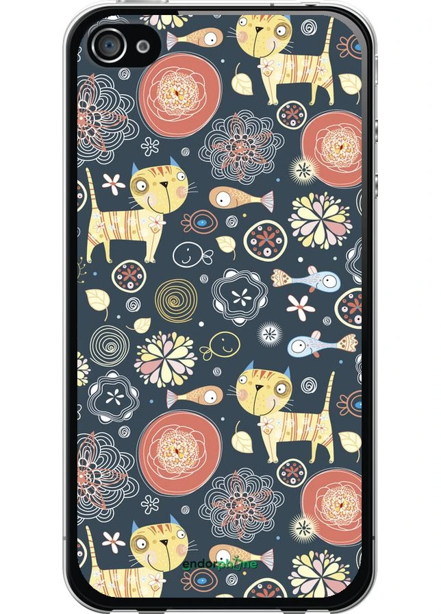 Чехол на iPhone 4 Котята v4 "1224t-15-70447" Endorphone (387687237)