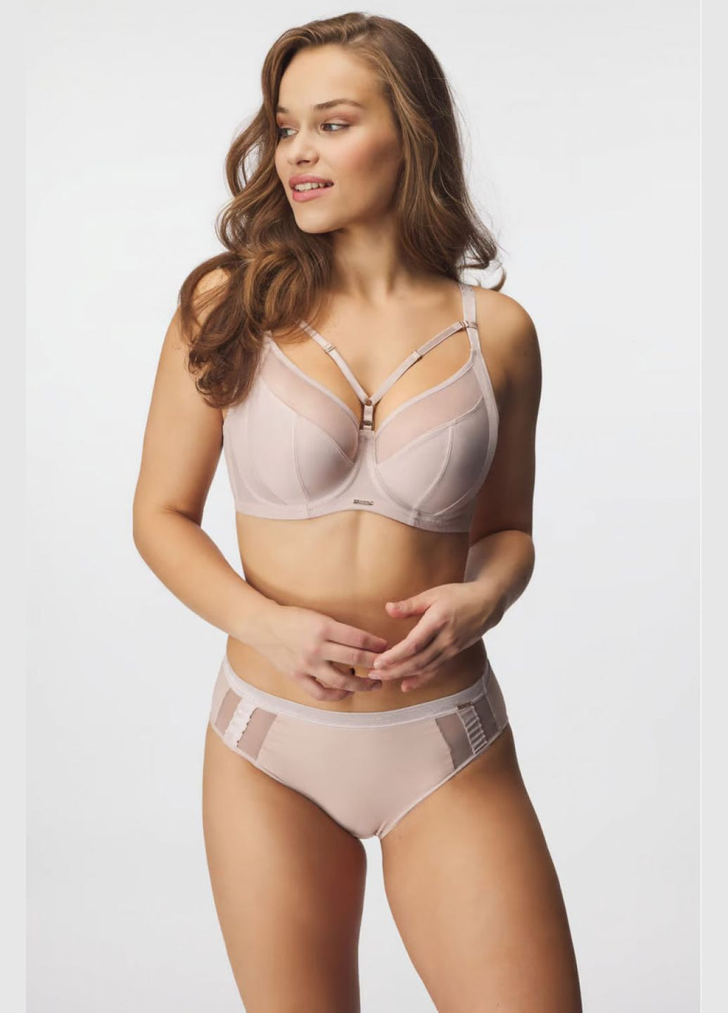 Світло-рожевий брасьер м'який бюстгальтер Orhideja з кісточками