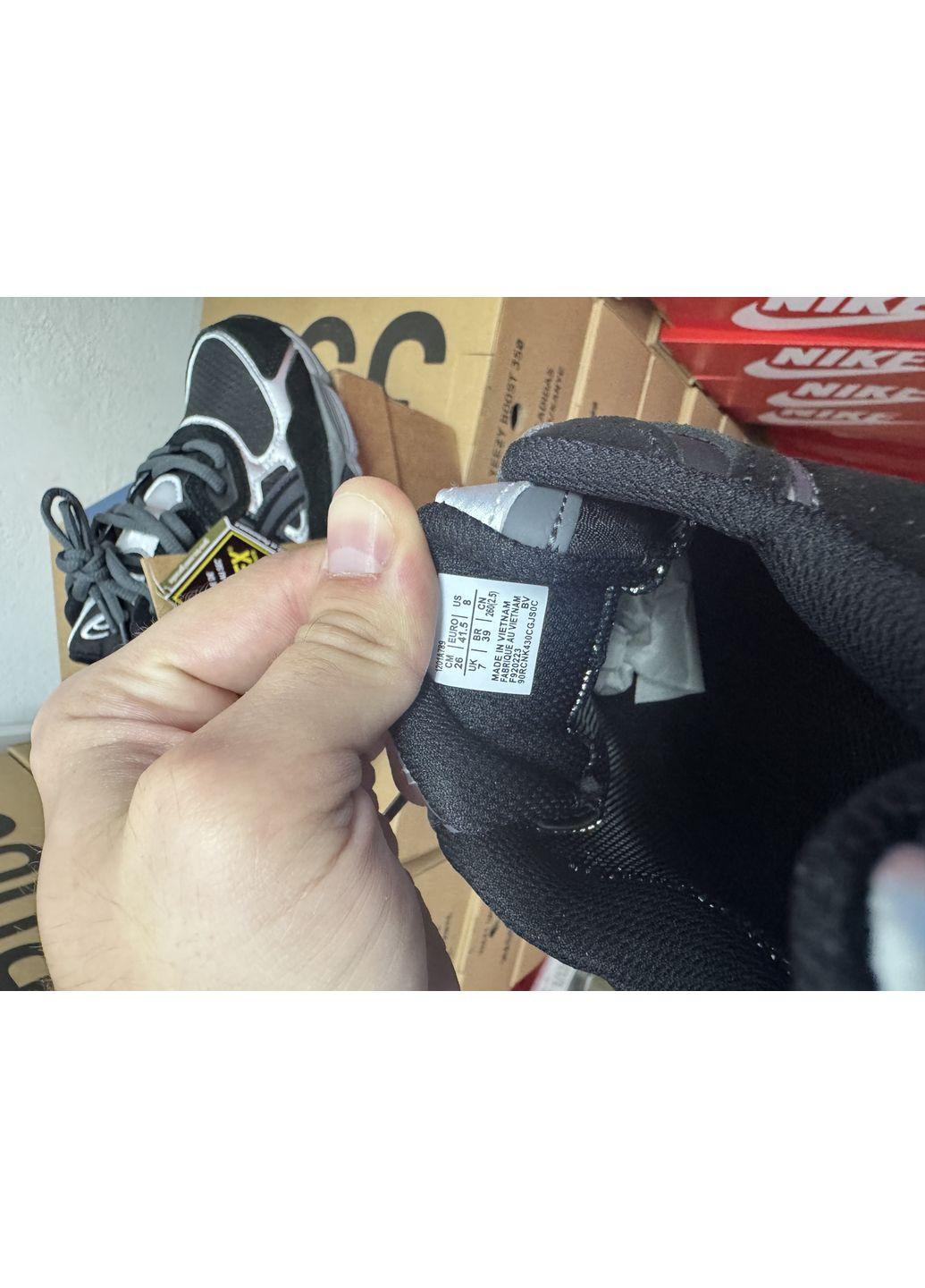 КРОСІВКИ ЖІНОЧІ ASICS GEL NYC BLACK GORE-TEX АСІКС ГЕЛЬ НЮК No Brand чорні демісезони (368859564)