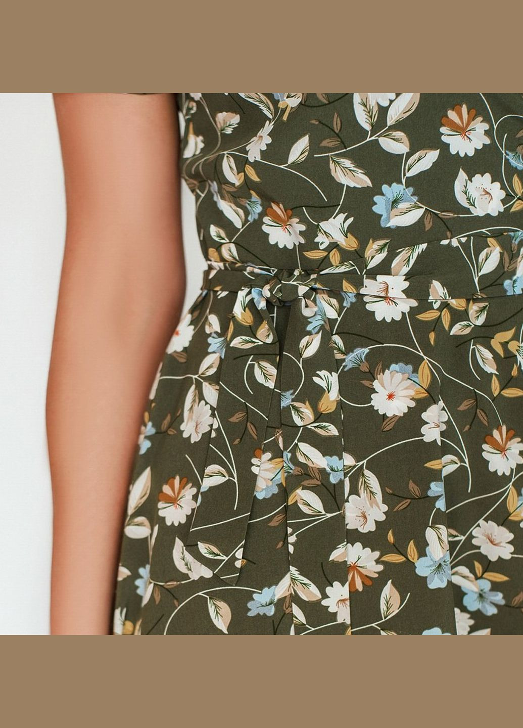 Оливкова сукня Liton