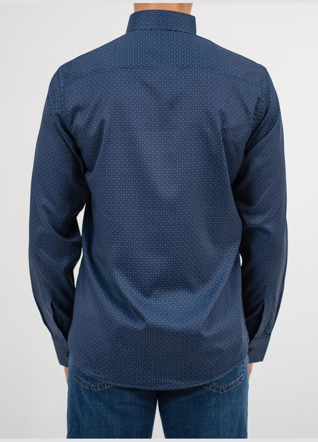 Темно-синяя кэжуал рубашка Hugo Boss
