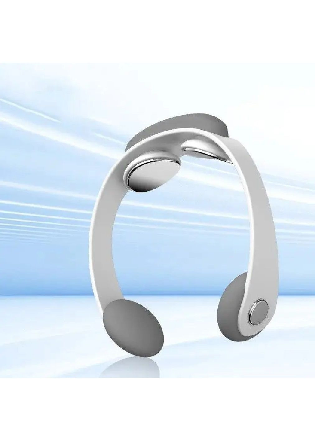 Імпульсний акумуляторний масажер міостимулятор для шиї з регулюванням інтенсивності масажу зарядкою від USB 5 Вт (479809-Prob) Unbranded (324390789)