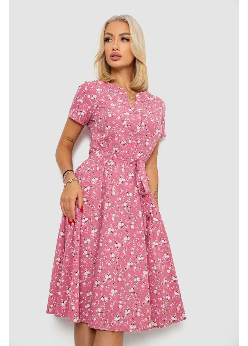 Пудрова сукня софт з принтом Sport Line