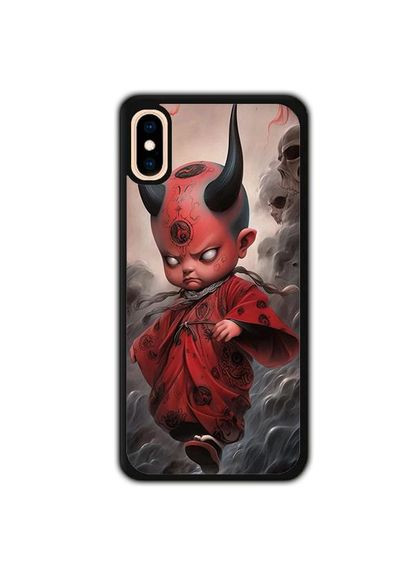 Чохол для Apple Iphone XS Маленький диявол Чорний No Brand (302083427)