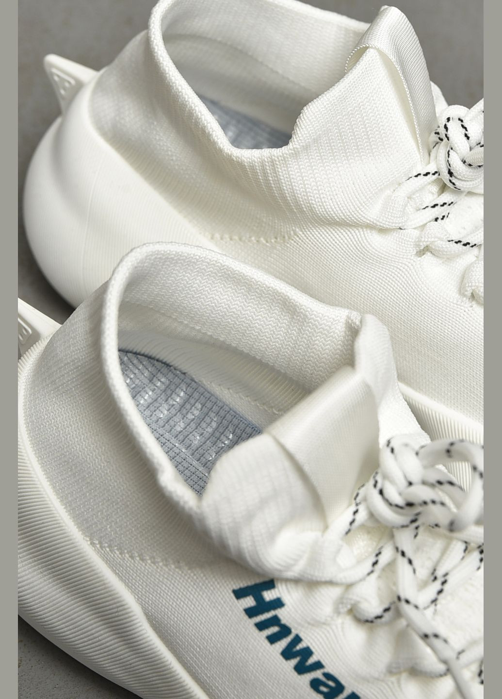 Білі Осінні кросівки чоловічі білого кольору текстиль Let's Shop