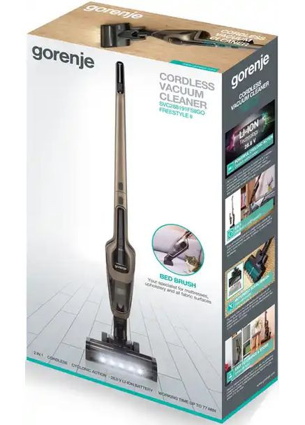 Пилосос бездротовий SVC288191FSIIGO Gorenje (360413729)
