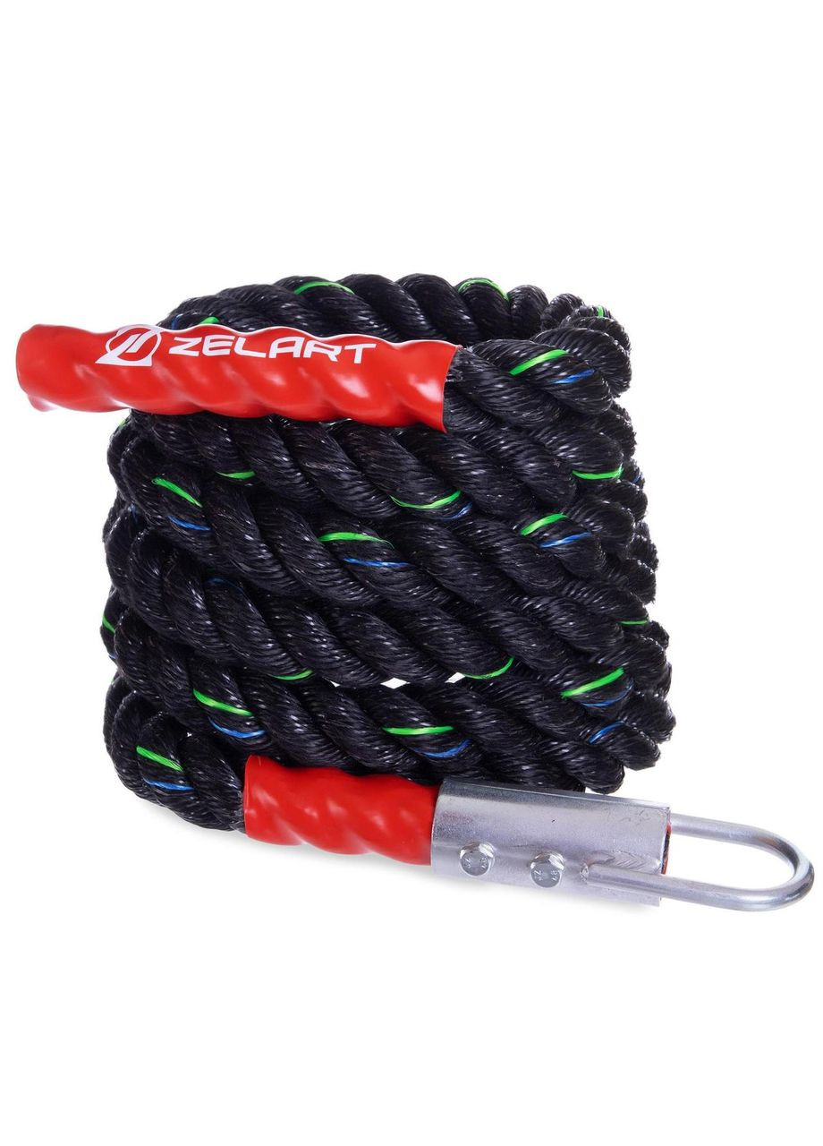 Канат для лазанья из полиэстера с креплением FI-2626 4,5м Zelart (322539493)