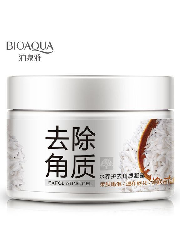 Пилинг-скатка гель эксфолиант с экстрактом риса Brightening & Exfoliating Gel 140г Bioaqua (327369753)
