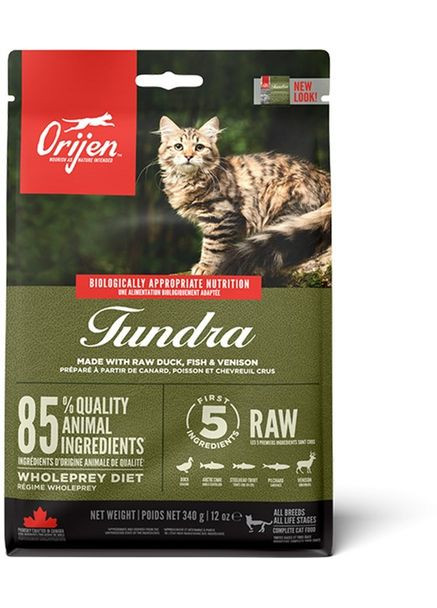 Сухой корм для кошек всех пород и возрастов Tundra Cat, 340 г (o28334) (0064992283346) Orijen (280951578)