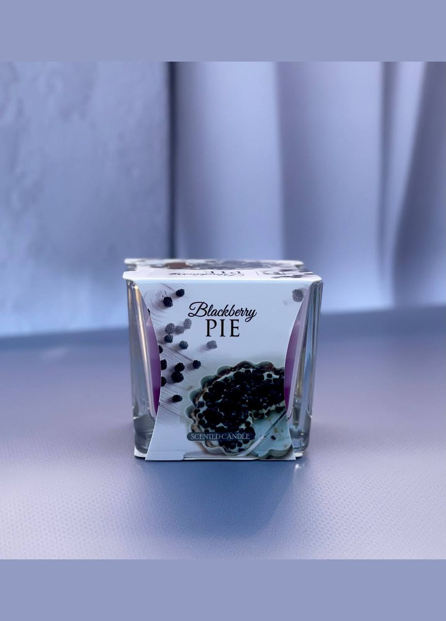 Свеча трехслойная Черничный пирог 26 год Пако-іф (305830450)