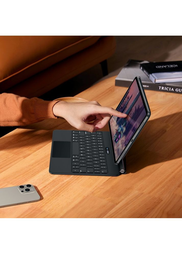 Чохол-Книга з клавіатурою Brilliance Series 2 Original Keyboard Case for iPad Pro 11inch-iPad Air4-Air5-Air6 10.9inch (P401 Baseus (369931622)