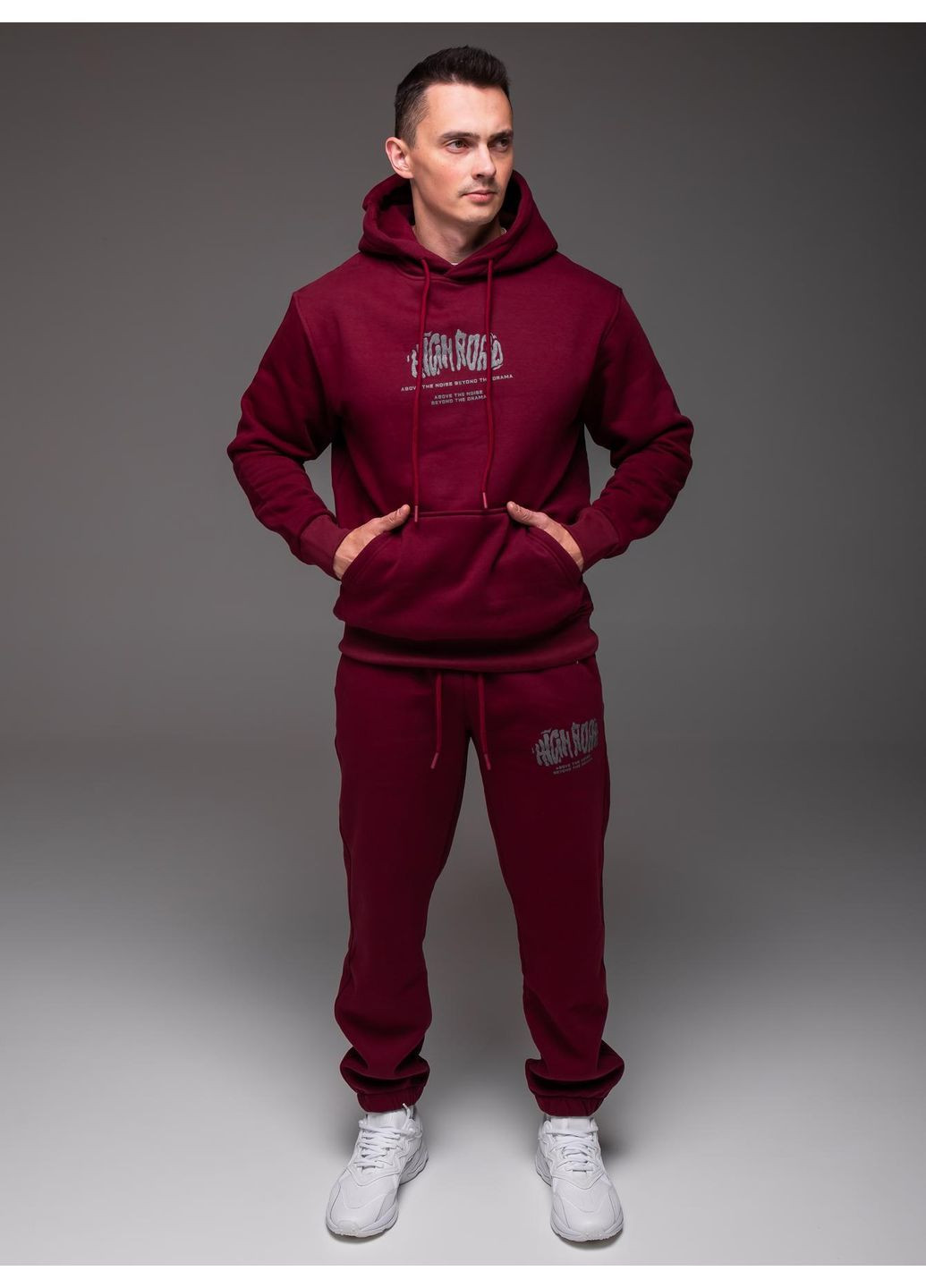 Спортивный костюм мужской утепленный на флисе No Brand (366241770)