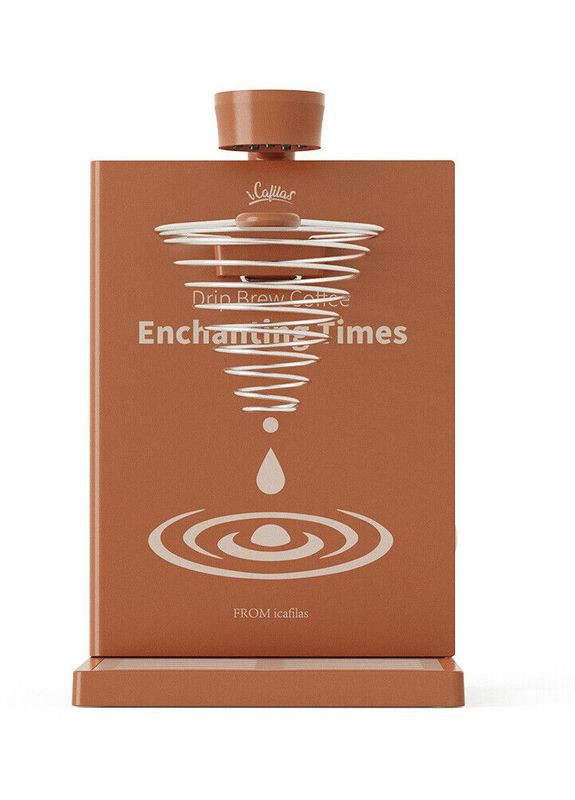 Автоматична краплинна кавоварка 300 мл. Drip Coffee Maker Brown (R-MA2302BR-VS) iCafilas (303348749)