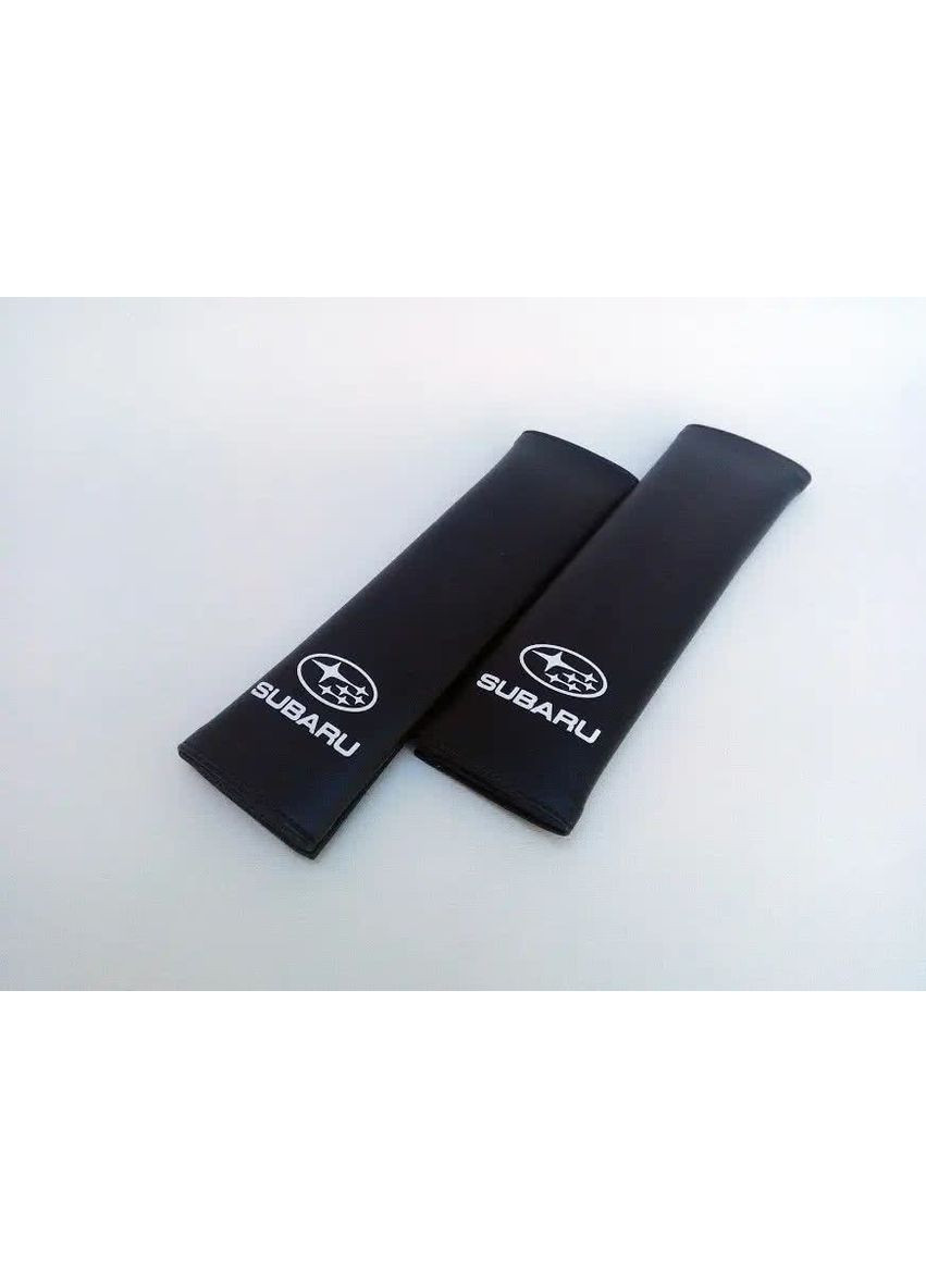 Накладки на ремінь безпеки SUBARU чорний No Brand (361259176)