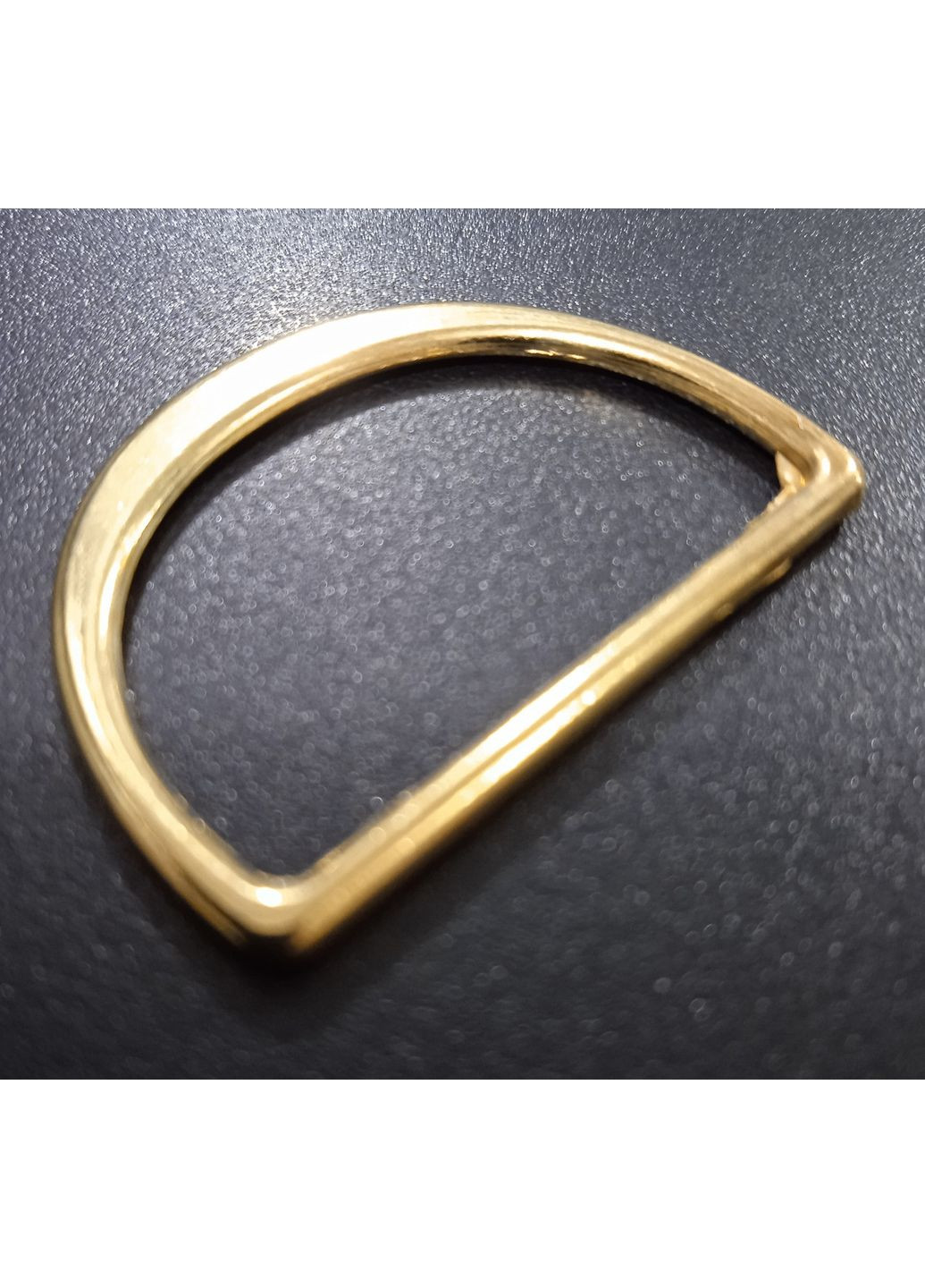 Металлическое полукольцо 25 мм золотистое No Brand (372531567)